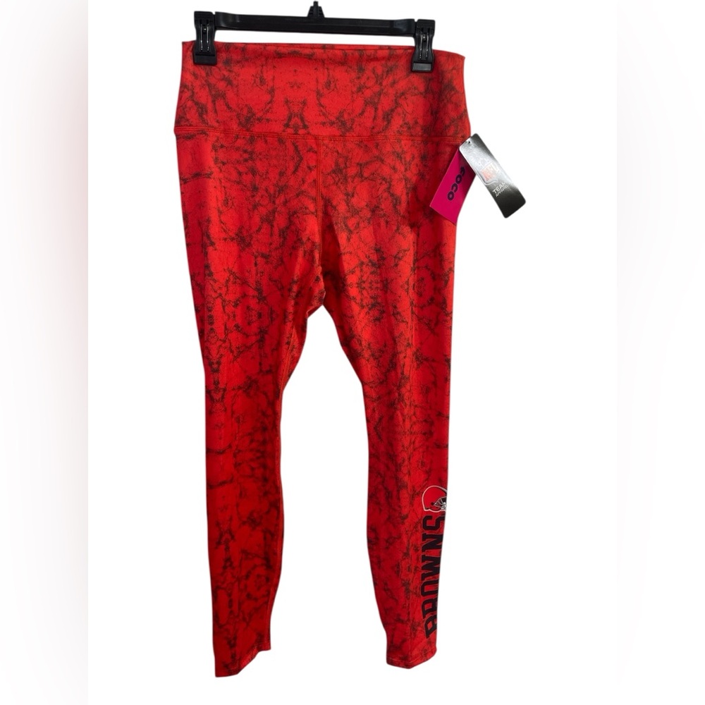 NFL Cleveland Browns Leggings | Women’s Large | NWT | FOCO Team Apparel